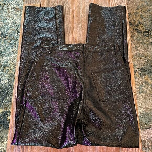 Aritzia Wilfred Melina Vegan black Leather Pants - Picture 3 of 7